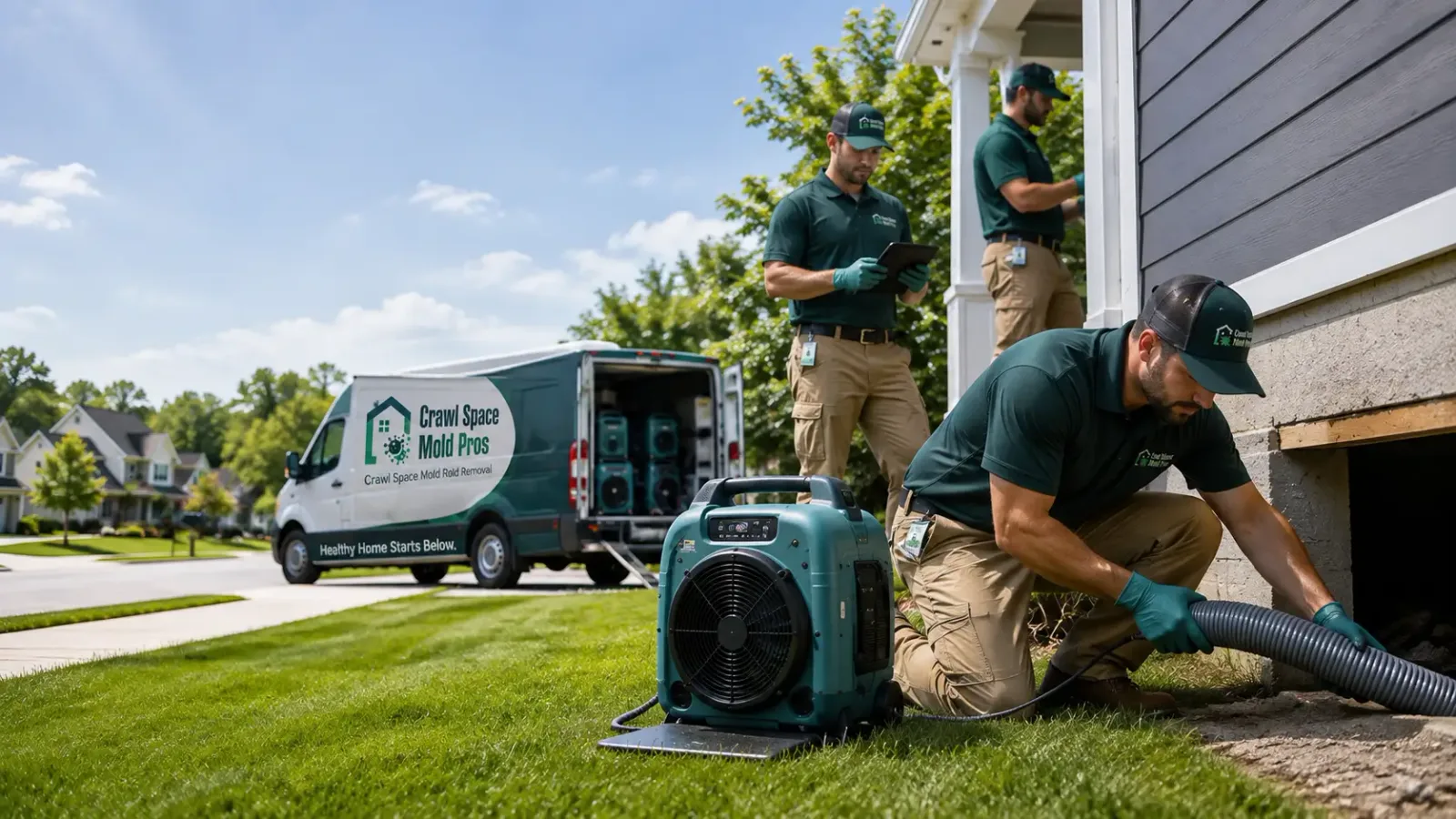 Crawl Space Mold Removal in Radiant, VA